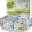 MidWest Homes for Pets Hamster Cage | Awesome Arcade Hamster Home (White) | 18.11 x 11.61 x 21.26 Inch