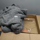 Electric Heated Blanket Full Size 72"84" with 9 Heating Levels & 1-10Hs Auto OffDouble Sided Plush Sherpa, Energy Efficient, Machine Washable, for Couch & Bed, Light Gray