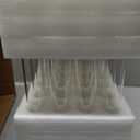 24 Pcs Hurricane Candle Holder Sleeve, H:16" D:2" Bottomless Glass Cylinder Candleholder Tall Clear Glass Cylinder Open Both Ends, Chimney Tube Cover, Open Ended Candle Shade