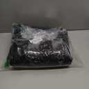 Outdoor Indoor Curtains W52 x L72 for Patio - Weather-resistant Window Panels Privacy Protect Grommet Top Thermal Insulated Home Curtain for Porch Pergola Lawn Garden Hot Tub Area (2 Panels) (Black)