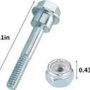 6 Pack Snow Blower Shear Bolts & Nuts Kit for Husqvarna Craftsman Poulan 2 Stage Snow Blowers 570XP,575XP,576XP,Replacement for 580790401,588077501,588077502,Throwers Snow Blower Replacement Parts