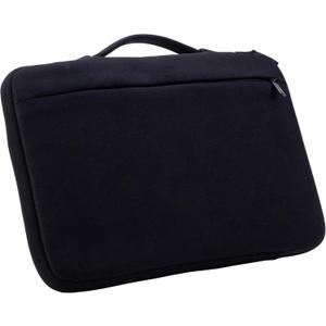 Case-it 6 Pack Neoprene Padded Laptop Sleeve | Holds Up to 13 Inch Laptop/Tablet | Easy Handle to Carry | External Zipper Pocket | Laptop Protector | LAP-514-NEO-C Black