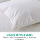 APSMILE Fluffy Down Feather Fibers Comforter King Size, Organic Cotton Cover Down Feather Fibers Duvet Insert for Warm Weather, High Fill Power Lightweight Blanket for Summer (Ivory White, 106x90)