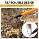 KOLEIYA Sharpened Garden Hoe 57 Inch Heavy Duty Weeding Hoe with 8.3 Inch Blade and Fiberglass Handle Pre Sharpened for Effortless Cutting Lawn and Soil Tool