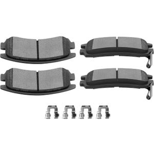 SCITOO D698 Ceramic Brake Pads Kits Rear For Buick Allure,Century,LaCrosse,Regal,Rendezvous,for Chevy Impala,Venture,for Oldsmobile Alero,Intrigue,Silhouette,for Pontiac Grand Prix,Montana