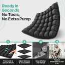 Inflatable Cushion for Pressure Relief – Inflatable Air Seat Cushion for Wheelchairs, Tailbone & Coccyx Support Pad, Anti-Slip Travel Seat Cushion for Office Chair, Car & Wheelchair (18x16)