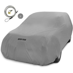 Motor Trend 4-Layer 4-Season Auto (Waterproof Outdoor UV Protection for Heavy Duty Use Full Car Cover for Vans, Suvs, Crossovers up to 210")