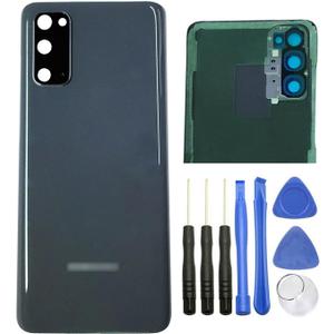 ubrokeifixit Housing Galaxy S20 Rear Back Glass Cover Replacement for Samsung Galaxy S20 6.2" G980,S20 5G G981,S20 5G UW Verizon(NOT for S20+ 6.7",NOT for S20 Ultra 6.9") (Gray+Camera Lens)
