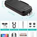 Switch 2 Accessories 8 in 1 Bundle, Carrying Case for Switch 2/Switch/OLED, 3xProtective Cover, 2xSwitch 2 Protectors, 4 Thumb Caps, Earbuds, Stylus, Card Holder, USB Cord for Nintendo 3DS & 2DS Games