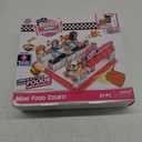 Mini Brands Foodie Series 2 Food Court Playset with 1 Exclusive Mini by ZURU - Includes Real Mini Fast Food Brands Collectibles, Food Court Playset for Role Play and Displaying Collection