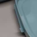 Adult Lunch Box,3 Stackable Bento Lunch Containers for Adults, Modern Minimalist Design Bento Box with Utensil Set, Leak-Proof Lunchbox for Dining Out, Work, Picnic (Green)