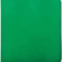 Ultra Pro E-15741 Ultra Pro-12 Pocket Zippered Pro Binder-Green, M