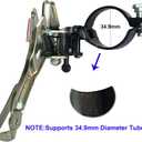 Bicycle Front Derailleur FD-TY300 3x6/7 Speed Tourney Up/Down Swing 31.8mm 34.9mm for Mountain Road Bike