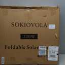 SOKIOVOLA N-Type 16BB 220W Portable Solar Panel for EF/Jackery/Bluetti/Anker Power Station, IP68 Waterproof Foldable Solar Panel ETFE 25% High Efficiency for Outdoor Camping RV Trip