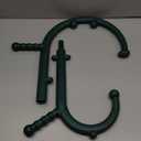 Trigger Point Massager & Back Cane- Deep Tissue Back Massage Tool for Muscle Knot Pain Relief (Back, Neck, Shoulder, Legs & Feet), Handheld Self Massage Cane with S-Shaped Dual-Section Design(Green)