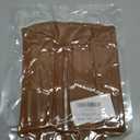 REORIA Women's Sexy Mesh Long Sleeve Boned Corset Top Trendy Y2K Square Neck Going Out Bustier Crop Tops (Brown, M)