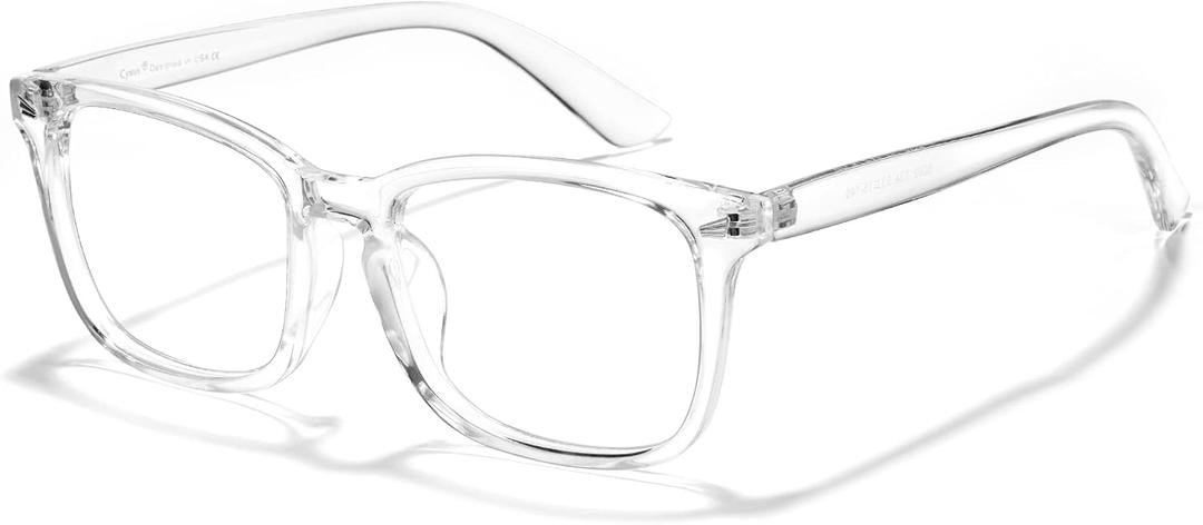 Cyxus Blue Light Glasses Men Women Reduce Eye Strain UV Blocking for Office Work Computer Screen 8082