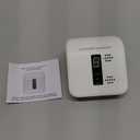 Gas Leak Detector, Natural Gas Alarm for Home & RV, Plug-in Propane Detector Monitor with Audible & Visual Alarm, AC 110V-240V, White Color