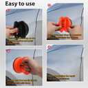 Car Dent Repair Kit, Dent Puller Kit Auto Body Dent Remove, Yellow Suction Cup Dent Puller Car Dent Pop Out Tool Dent Remover
