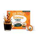 Four Sigmatic Mushroom Coffee K-Cups | Organic Dark Roast Coffee with Lions Mane Mushroom Powder & Yacon | Focus & Immune Support | Vegan & Keto | Sustainable Pods | 24 Count (EXP 02/27/27)