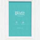LaVie Home 4x6 Picture Frames (1 Pack, Distressed White) Rustic Photo Frame Set with High Definition Glass for Wall Mount & Table Top Display