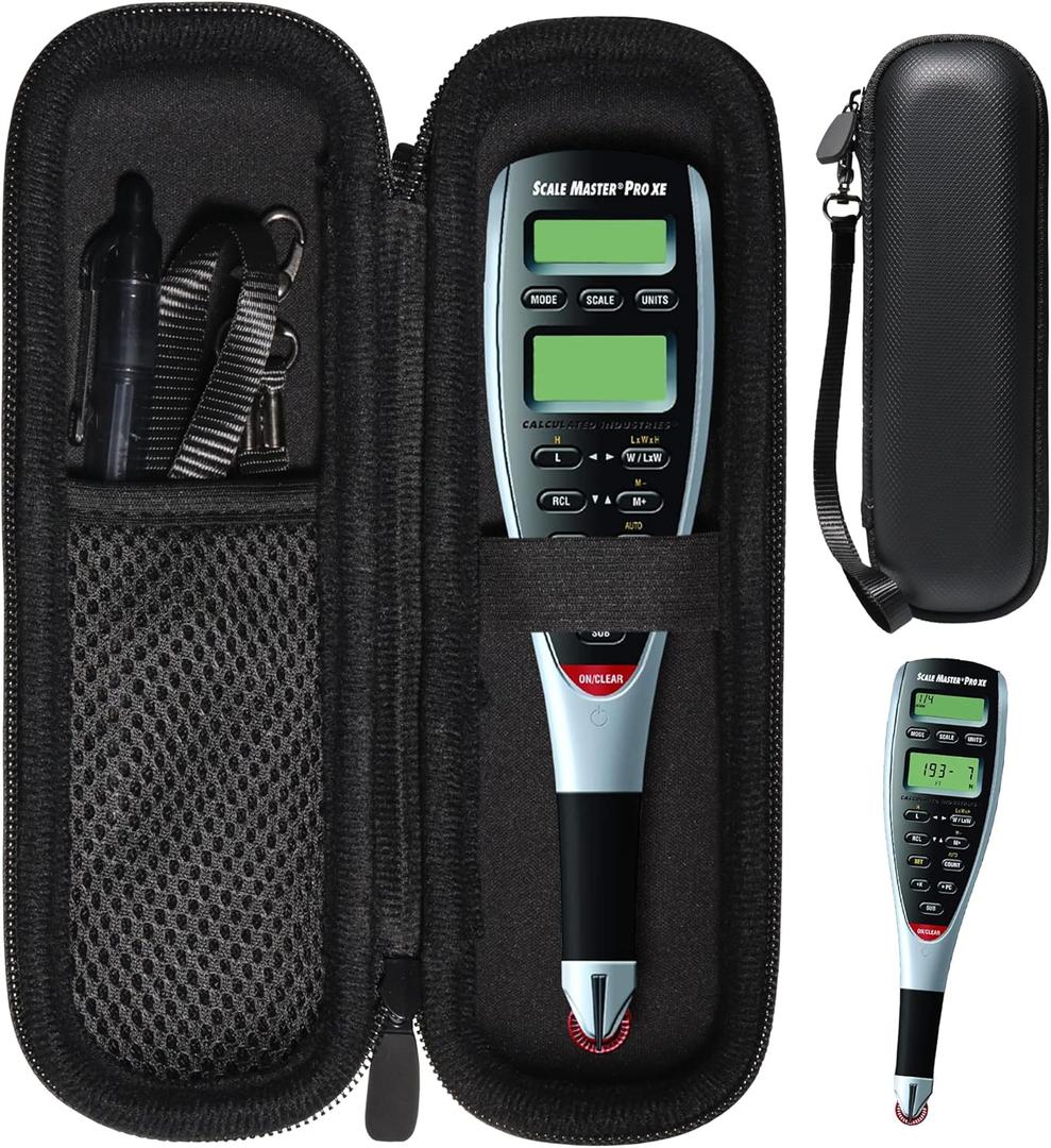 Case for Calculated Industries 6135 Scale Master Pro XE Advanced Digital Plan Measure, 6025 Scale Master Pro, 6335 Scale Master ProXE Advanced Digital Plan Measure