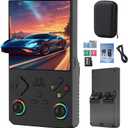 RegiisJoy 2025 New Upgraded V40 Max Handheld Game Console, 40000 Games 4 inch IPS Screen Retro Gaming Console, 256G 4000mAh Portable Mini Pocket Handheld Emulator Open Source Linux System (Black)