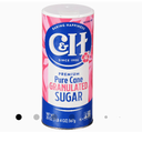 C&H® Granulated Sugar, 20 oz Canister Premium Pure Cane Sugar (Pack of 3)