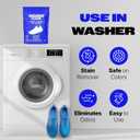 Sneaker Cleaner Kit, Shoe Cleaner for White & Colored Sneakers, Stain Remover, Deodorizer Powder, Washing Machine Safe