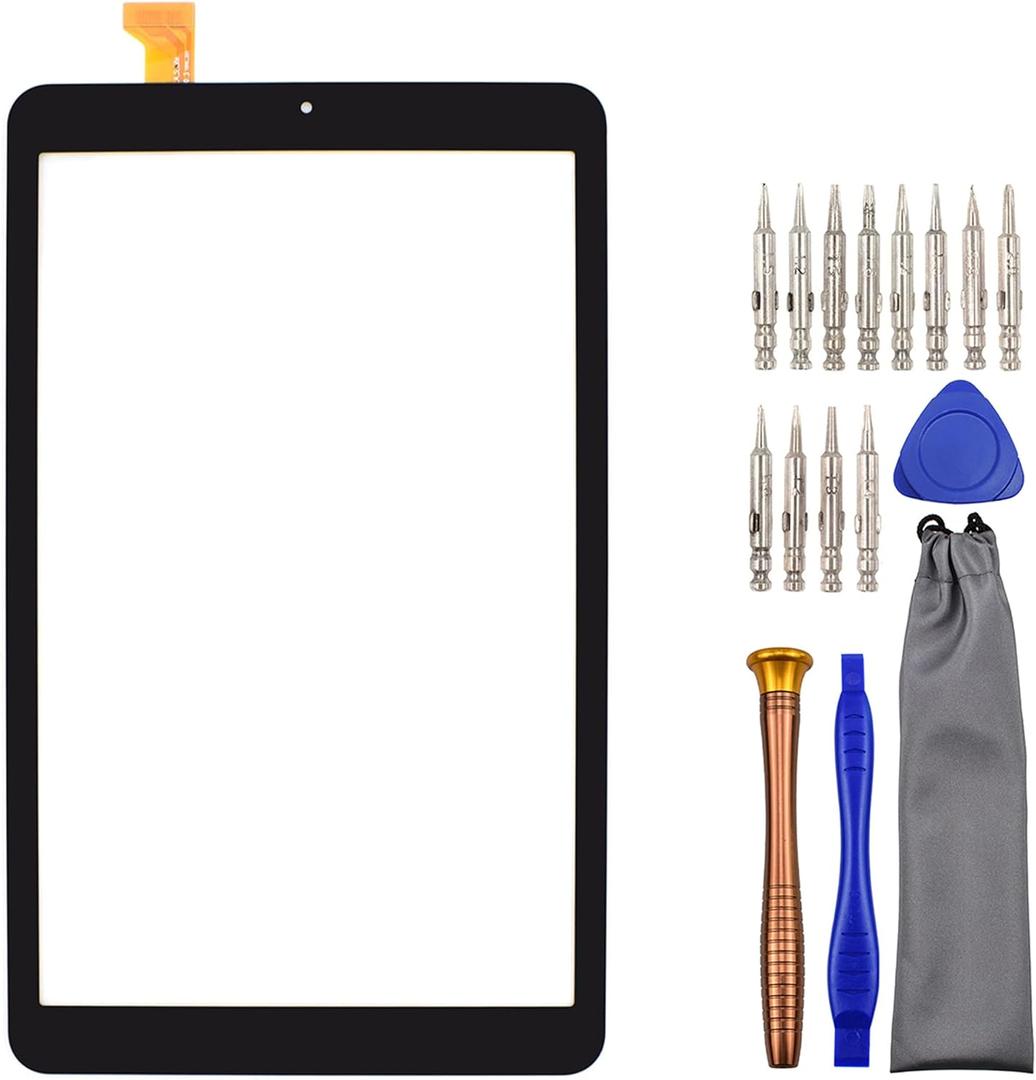 Sunways Touch Digitizer Screen Replacement for Samsung Galaxy Tab A 8.0 2018 SM-T387V SM-T387W SM-T387 Black