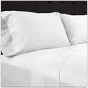 Luxury Queen Size Pillow Case (20 x 30 Inch) - 2 Piece Set, 100 Percent Egyptian Cotton 600 Thread Count, White Plain Color