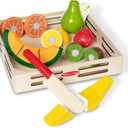 Melissa & Doug Cutting Fruit Set - Wooden Play Food Kitchen Accessory, Multi - Pretend Play Accessories, Wooden Cutting Fruit Toys For Toddlers And Kids Ages 3+ (One Size)