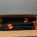 Skechers Memory Foam Leather Car Seat Covers, Air Cool Mesh Thick Seat Covers, Car Seat Covers Front Seats, Airbag Compatible, Automotive Comfort for Most Cars, Vans, Trucks, SUV,Orange