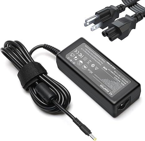 RUIQIU 65W 45W Laptop Charger Compatible with Acer Aspire E 15 E5 V5 V3 E5-576 E5-576G E5-575 E5-575G E5-573 E5-571 5250 5253 5336 5349 5517 5532 5534 5552 5733 5742 5750 7551 Adapter Power Supply