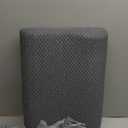 Neck Pillow for Sleeping, Travel Pillow, Camping Pillow, Ergonomic Memory Foam Compressible Medium Firm, Ideal for Home, Bedroom, Office and Camping (Dark Grey, L) (L-21.7x14x4.5/3.5 In)