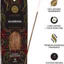 2 x Lots Of Zen Agarwood Incense Sticks 70 Count Natural Oud Wood Incense Long-Burning Arabic Oudh for Meditation and Relaxation Inspired by Traditional Bakhoor