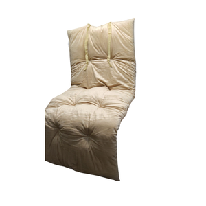 Home Fashions Outdoor 62" x 27x 3 Lightweight Chaise Lounge Pad, 1 Count (Pack of 2 ), Beige