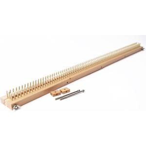 Authentic Knitting Board 38" Knitting Loom, for Blankets, Adjustable, Single Knit and Double Knit