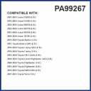 PG Engine Air Filter PA99267 | Fits 2019-2025 Toyota RAV4, 2018-2024 Camry, 2019-2025 Lexus ES350, 2023-2025 RX350, 2024-2025 Toyota Grand Highlander, 2022-2025 Lexus NX350, NX250