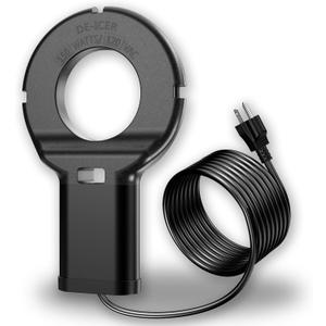 150W Utility De-Icer Submergible Cast Aluminum Chicken Water Heater for Winter Bird Bath HeaterCord 9.8 Ft Darkgray