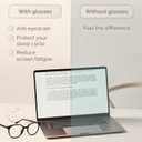 IBOANN Chic & Comfy Blue Light Glasses for Women - 3-Pack Round Frames, Screen-Ready Style with UV Protection Coating