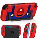 Dockable Case for Nintendo Switch 2 - Cute Cool Cartoon Design Soft TPU Grip Cover for Joy-Con Red MLA PC for Switch 2 Protective Case 2025 for Boys Teens Girls