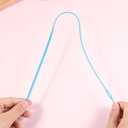 4 x 3Pcs 23In Flexible Drawstring Threader Tool Plastic Quick & Easy Drawstring Replacement Tool for Jackets, Sweatpants, Shorts Hoodies