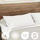 King Size Pillow  20 x 36 Sleeping Pillow Insert for Bedroom by Looms and Linens - Hypoallergenic Pillow Inserts Down Alternative