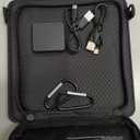 15W Small Portable Solar Panel Chargers (5V/3.0A USB-A/USB-C), IP65 Waterproof Foldable Solar Panel with Large Storage,Backpack Solar with 2 Carabiner for Camping,Hiking, Cell Phone,Tablet