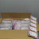 48pcs 8oz Plastic Juice Shot Bottles with Caps, Clear Ginger Shots Bottles with Lids, Reusable Plastic Bottle for Liquids, Leak Proof Containers for Juice, Milk and Ginger (48pcs, 8OZ) (50pcs)