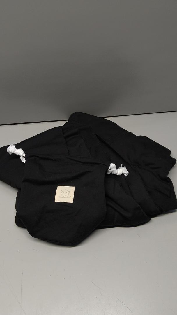 KeaBabies Baby Wrap Carrier  All in 1 Original Baby Carrier Newborn to Toddler Sling, Easy to Wear, Hands Free Bonding, Lightweight, Breathable Infant Wraps (Trendy Black)