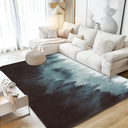 Modern Art Area Rug 5x7,Misty Forest Washable Large Rugs for Living Room, Ultra Soft Non-Slip Bedroom Rug Farmhouse Carpet Rug for Dining Room Dorm Office Rugs Home Decor