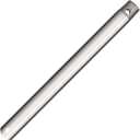 12 Inch Ceiling Fan Downrod Threaded, 1 Inch Outer Diameter Nickle Ceiling Fan Extension Rod (With Threads),Down Rods Compatible With Most Ceiling Fans,Easy Installation