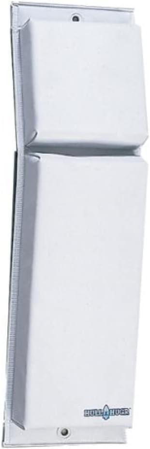 HULL HUGR Contour Fender Docking Boat Bumper, Boat Fenders, Multiple Colors (24 inch, White)